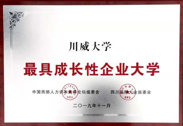 集團(tuán)公司、川威大學(xué)分別榮獲“四川杰出品牌企業(yè)”、“最具成長(zhǎng)性企業(yè)大學(xué)”(圖3)