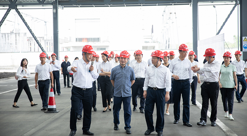 內(nèi)江市“全市服務(wù)業(yè)發(fā)展大會”參會領(lǐng)導(dǎo)調(diào)研川南冶金建材物流園項目建設(shè)推進(圖2)